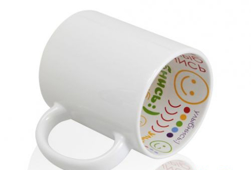 Кружка белая «Улыбнись»